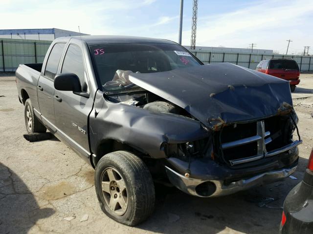 1D7HA18N84J178170 - 2004 DODGE RAM 1500 S GRAY photo 1