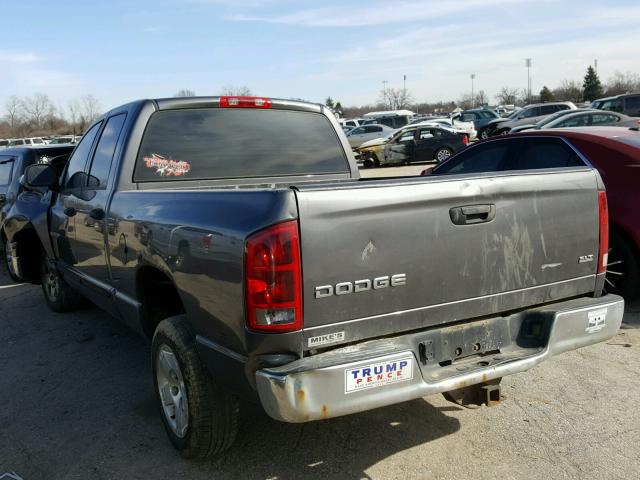 1D7HA18N84J178170 - 2004 DODGE RAM 1500 S GRAY photo 3