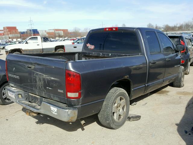 1D7HA18N84J178170 - 2004 DODGE RAM 1500 S GRAY photo 4