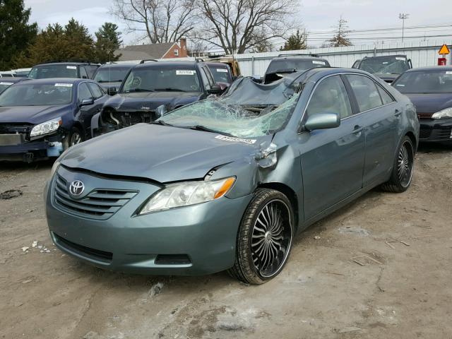 4T1BE46K88U784079 - 2008 TOYOTA CAMRY CE GREEN photo 2