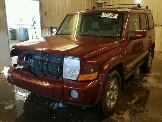 1J8HG68227C632071 - 2007 JEEP COMMANDER მუქწითელი ფოტო 2