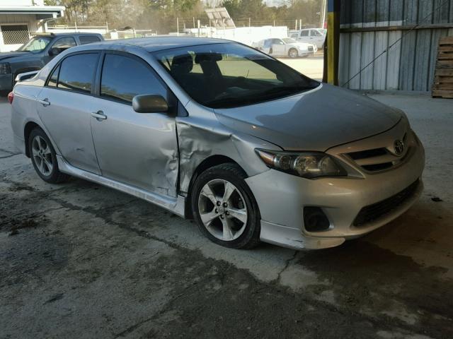 5YFBU4EE5CP034308 - 2012 TOYOTA COROLLA BA SILVER photo 1