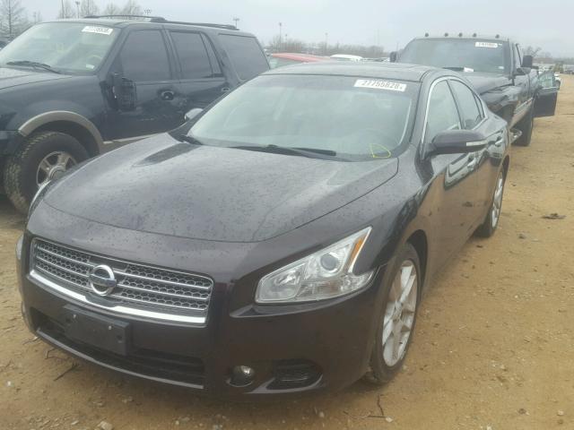 1N4AA5AP7BC831934 - 2011 NISSAN MAXIMA S BLACK photo 2