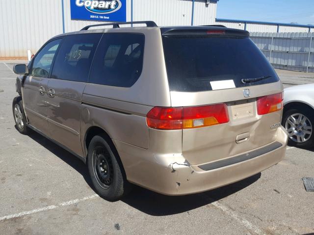 2HKRL1873YH601472 - 2000 HONDA ODYSSEY EX TAN photo 3