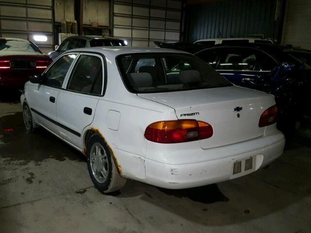 1Y1SK5284XZ441621 - 1999 CHEVROLET GEO PRIZM 白色 照片 3