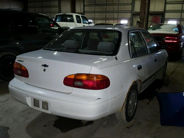 1Y1SK5284XZ441621 - 1999 CHEVROLET GEO PRIZM 白色 照片 4