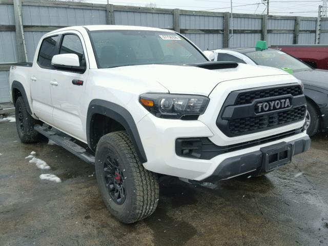 5TFCZ5AN0HX091767 - 2017 TOYOTA TACOMA DOU WHITE photo 1