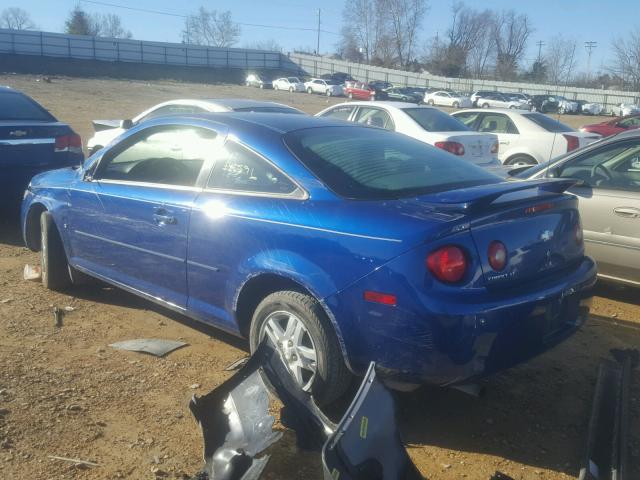 1G1AL15F667613330 - 2006 CHEVROLET COBALT LT BLUE photo 3