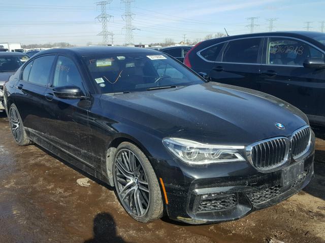 WBA7F2C54GG416423 - 2016 BMW 750 XI BLACK photo 1