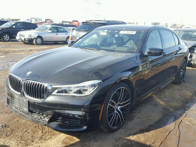 WBA7F2C54GG416423 - 2016 BMW 750 XI BLACK photo 2
