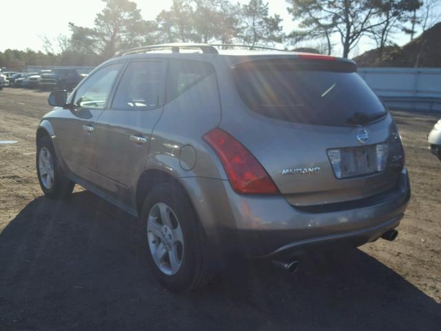 JN8AZ08W04W333809 - 2004 NISSAN MURANO SL GOLD photo 3