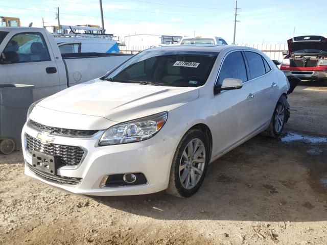 1G11E5SA9GF127922 - 2016 CHEVROLET MALIBU LIM WHITE photo 2