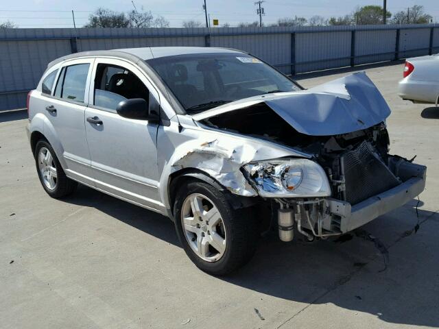 1B3HB48B87D349213 - 2007 DODGE CALIBER SX SILVER photo 1