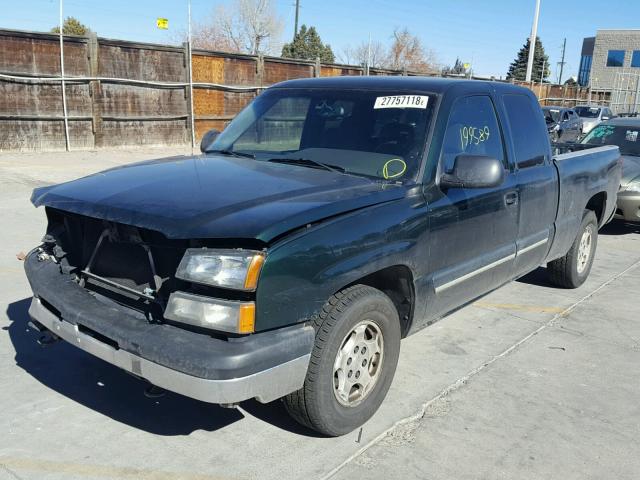 2GCEC19V431353688 - 2003 CHEVROLET SILVERADO GREEN photo 2