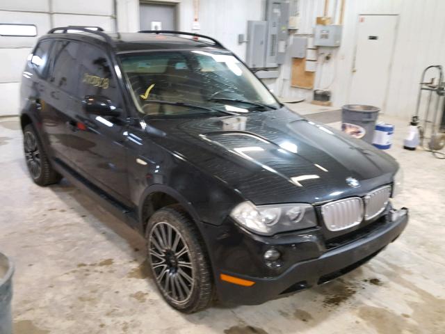 WBXPC93427WF17435 - 2007 BMW X3 3.0SI BLACK photo 1