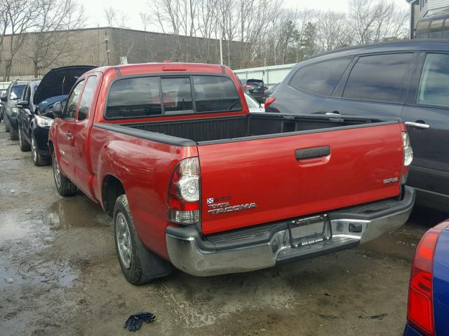 5TETX4CN1AZ701302 - 2010 TOYOTA TACOMA ACC RED photo 3