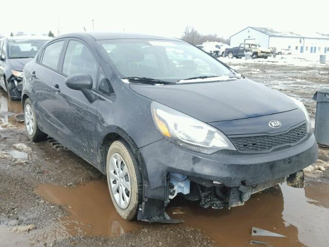 KNADM4A30H6044902 - 2017 KIA RIO LX Սև լուսանկար 1