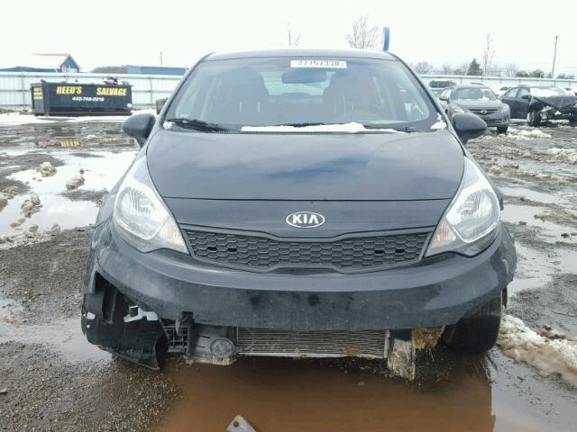 KNADM4A30H6044902 - 2017 KIA RIO LX Սև լուսանկար 9