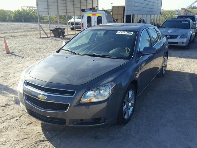 1G1ZH57B79F242971 - 2009 CHEVROLET MALIBU 1LT BLUE photo 2