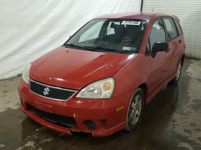 JS2RD62H265351396 - 2006 SUZUKI AERIO RED photo 2