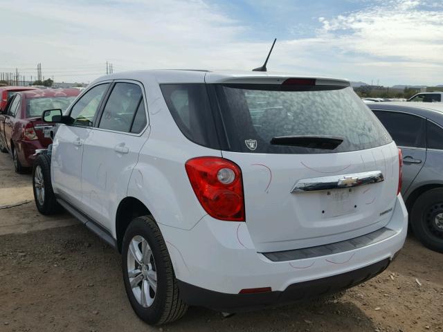 2GNALBEKXD1269397 - 2013 CHEVROLET EQUINOX LS WHITE photo 3