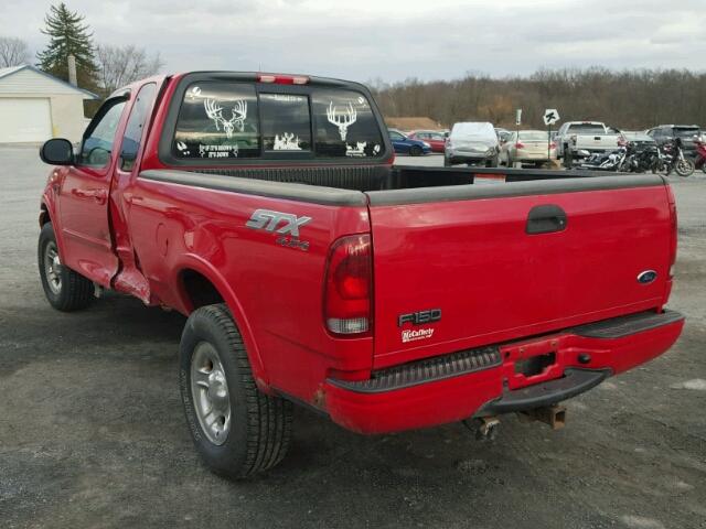 2FTRX18LX3CA87152 - 2003 FORD F150 RED photo 3