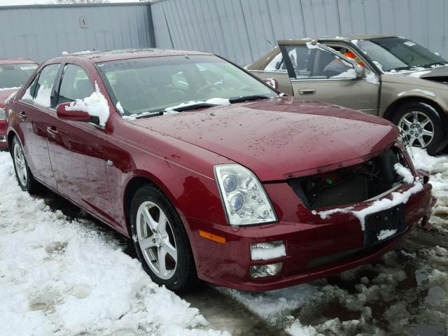 1G6DW677750195157 - 2005 CADILLAC STS RED photo 1
