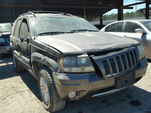 1J4GX48S34C132322 - 2004 JEEP GRAND CHER GRAY photo 1