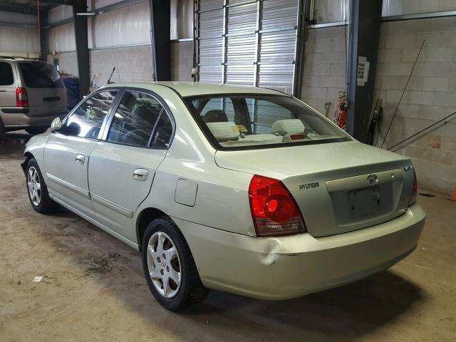 KMHDN46D14U907466 - 2004 HYUNDAI ELANTRA GL GREEN photo 3