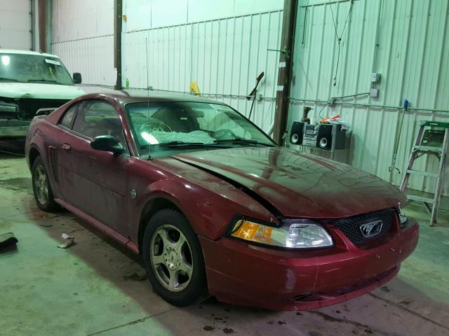 1FAFP40634F229962 - 2004 FORD MUSTANG BURGUNDY photo 1