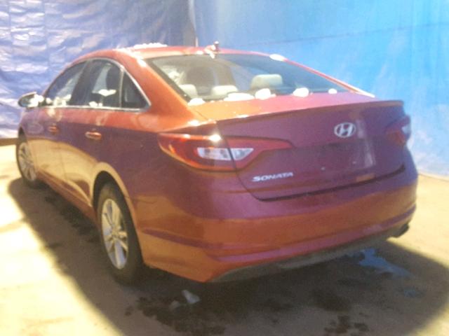 5NPE24AF5HH547922 - 2017 HYUNDAI SONATA SE RED photo 3