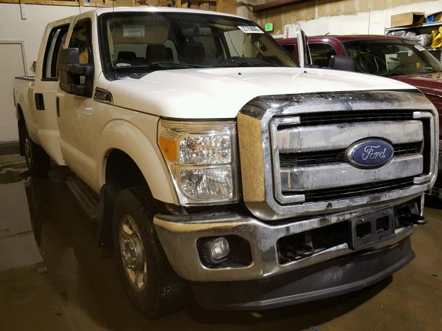 1FT7W2B65EEB66177 - 2014 FORD F250 SUPER WHITE photo 1