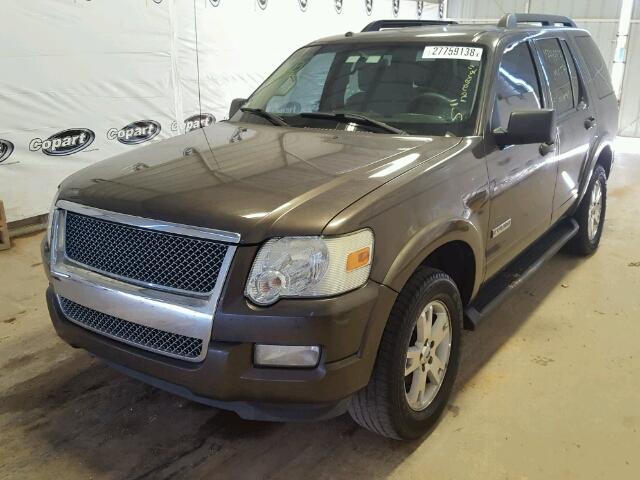 1FMEU63EX8UA46312 - 2008 FORD EXPLORER X BROWN photo 2