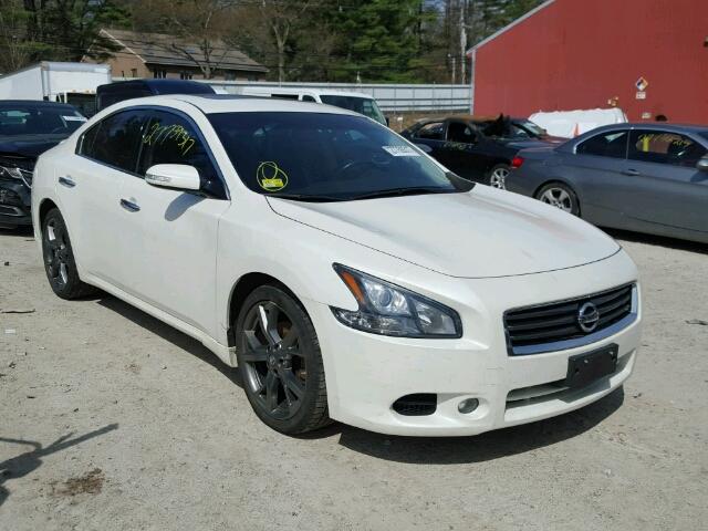 1N4AA5AP2DC844674 - 2013 NISSAN MAXIMA S/S WHITE photo 1