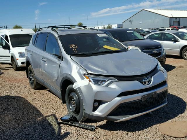 2T3NFREV5GW291436 - 2016 TOYOTA RAV4 SE SILVER photo 1