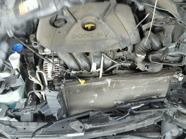 5NPDH4AE6EH474444 - 2014 HYUNDAI ELANTRA SE GRAY photo 7