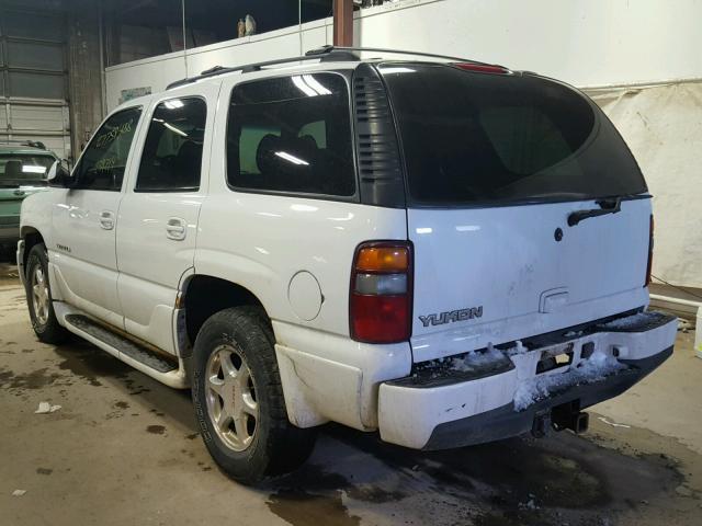 1GKEK63U41J312078 - 2001 GMC DENALI WHITE photo 3