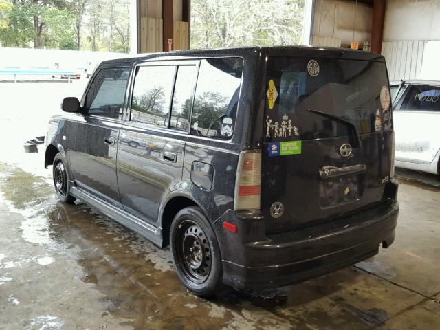 JTLKT324064039758 - 2006 SCION XB BLACK photo 3