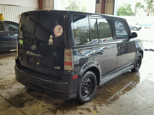 JTLKT324064039758 - 2006 SCION XB BLACK photo 4