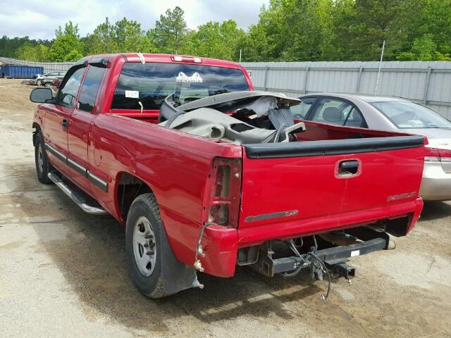 2GCEC19V721146145 - 2002 CHEVROLET SILVERADO RED photo 3