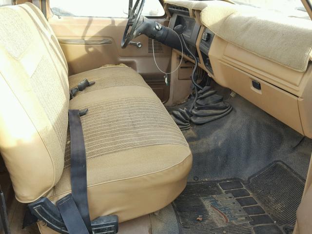 1FTEF14Y5FPA15846 - 1985 FORD F150 BROWN photo 5