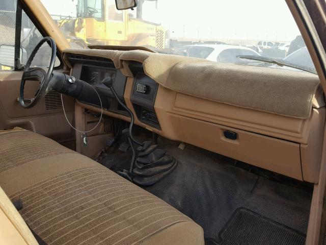 1FTEF14Y5FPA15846 - 1985 FORD F150 BROWN photo 9