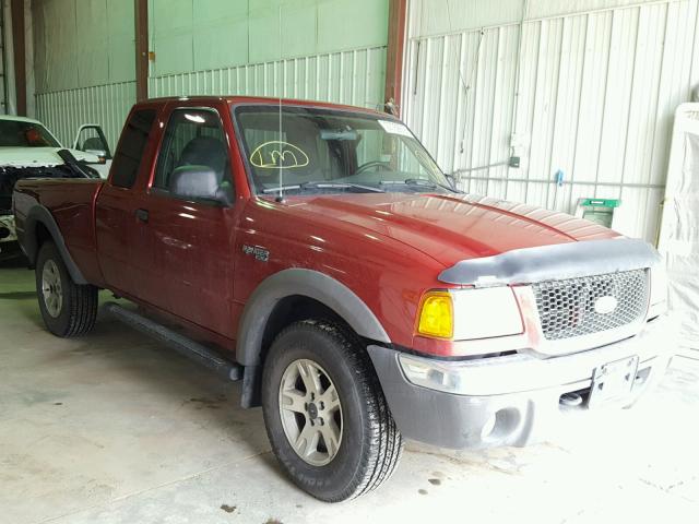 1FTZR45E32PB30762 - 2002 FORD RANGER SUP RED photo 1