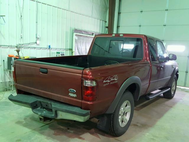 1FTZR45E32PB30762 - 2002 FORD RANGER SUP RED photo 4