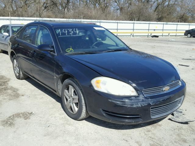 2G1WB58K069302161 - 2006 CHEVROLET IMPALA LS BLACK photo 1