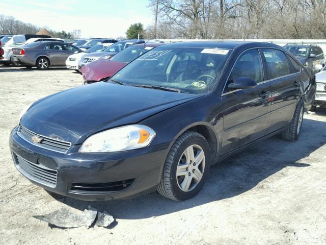 2G1WB58K069302161 - 2006 CHEVROLET IMPALA LS BLACK photo 2