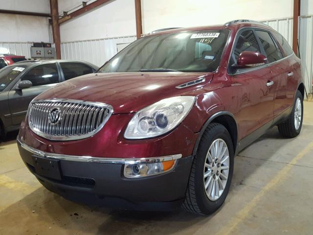 5GAEV23798J181151 - 2008 BUICK ENCLAVE CX RED photo 2