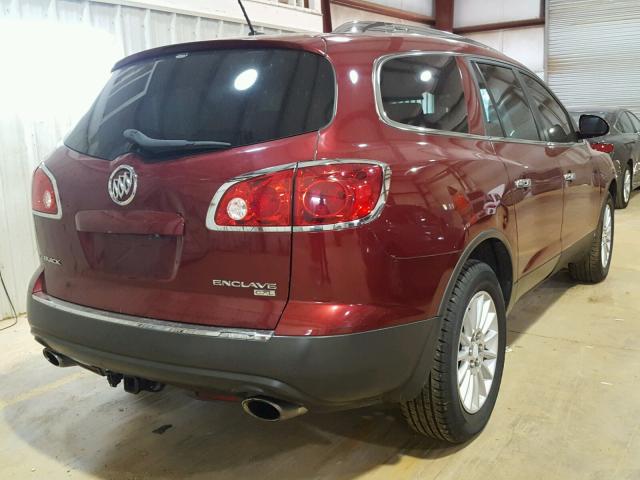 5GAEV23798J181151 - 2008 BUICK ENCLAVE CX RED photo 4