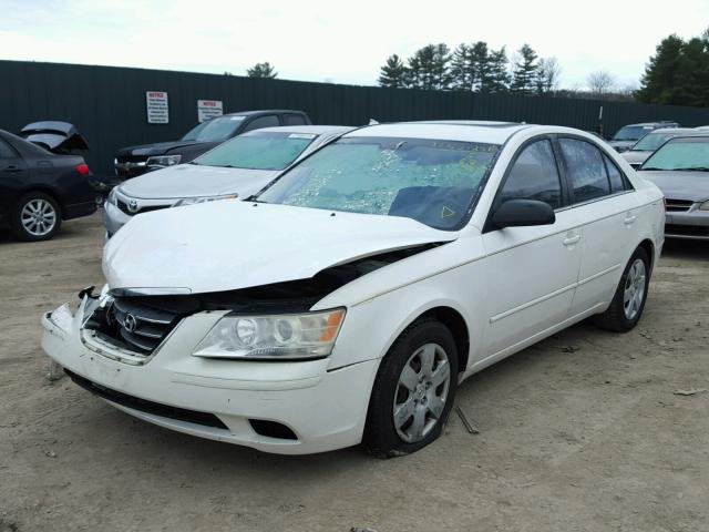 5NPET46C59H436459 - 2009 HYUNDAI SONATA GLS WHITE photo 2