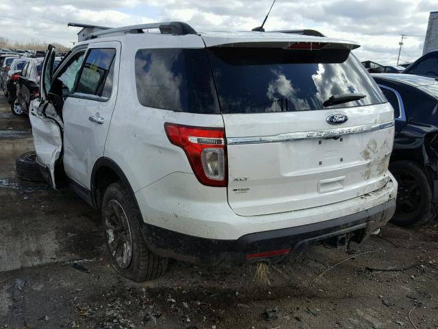 1FM5K8D81FGA83934 - 2015 FORD EXPLORER X WHITE photo 3